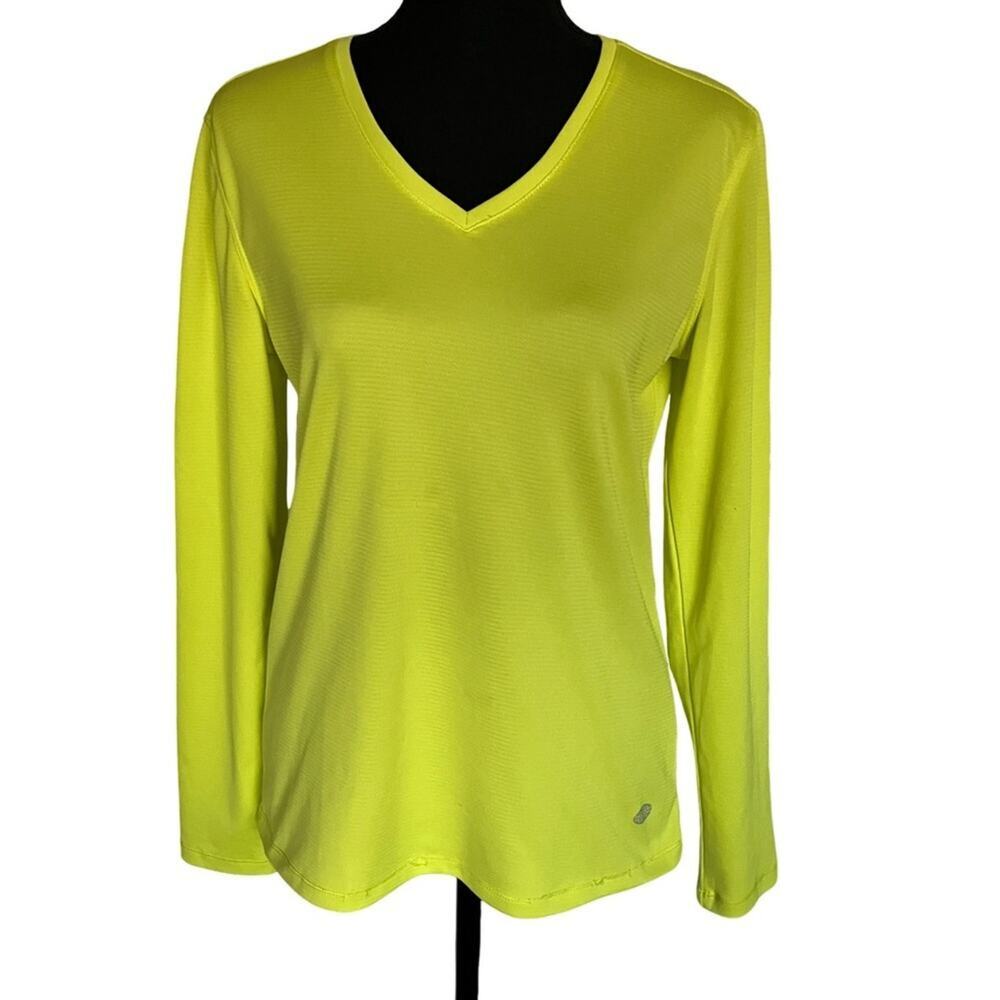 Reel Legends Neon Yellow SPF Shirt size S